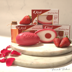 krea strawberry 3 in 1 soap