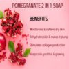 pomegranate soap bar